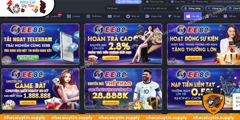 Tổng hợp cẩm nang khuyến mãi siêu hấp dẫn tại hệ thống EE88