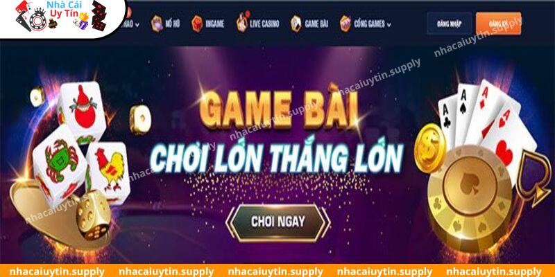 Game bài là lựa chọn hàng đầu của tất cả hội viên
