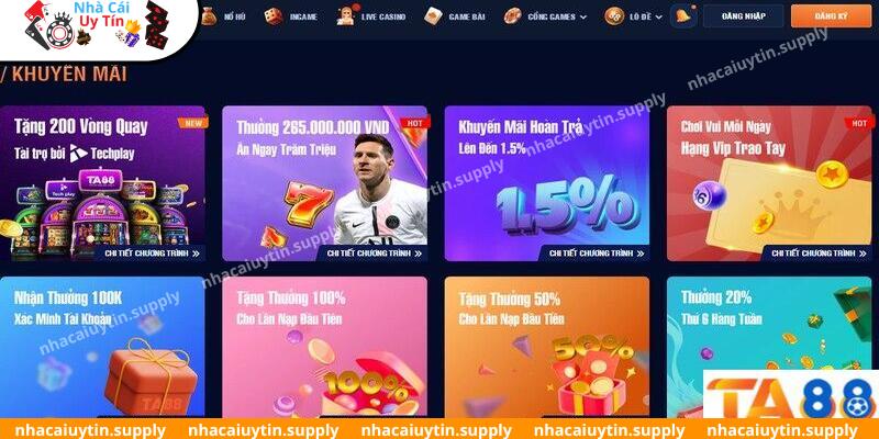 Những ưu điểm tuyệt vời tại sân chơi giải trí TA88