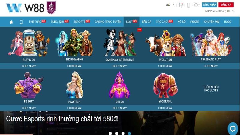 Trò chơi slot game giải trí mang đến trải nghiệm thú vị